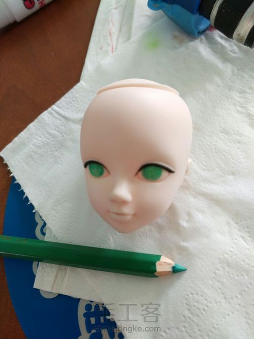 可儿改妆 可儿画眼改妆教程 第7步