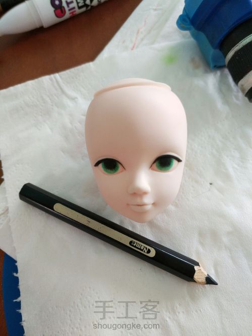 可儿改妆 可儿画眼改妆教程 第8步