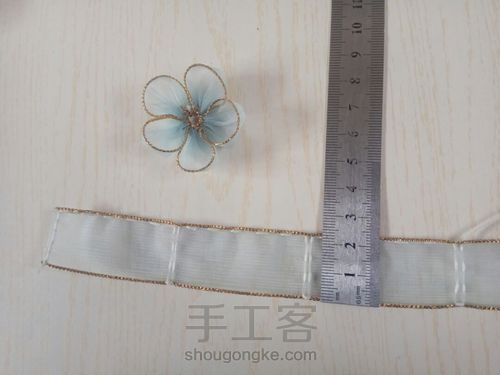 发饰花朵教程 第1步