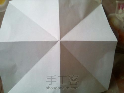 折纸桃子 第4步