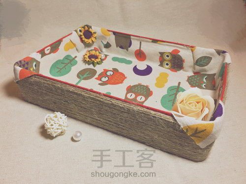 旧糖盒改造日式风格收纳盒~ 第9步