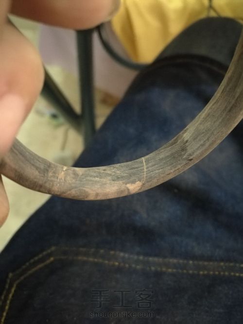 紫光檀木镯 第11步