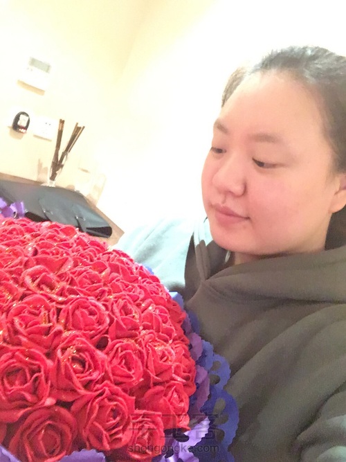 一眼就爱上的玫瑰（不织布） 第36步