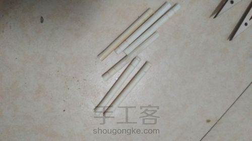 一次性筷子竹签摩天轮新材料圆轮教程 第3步