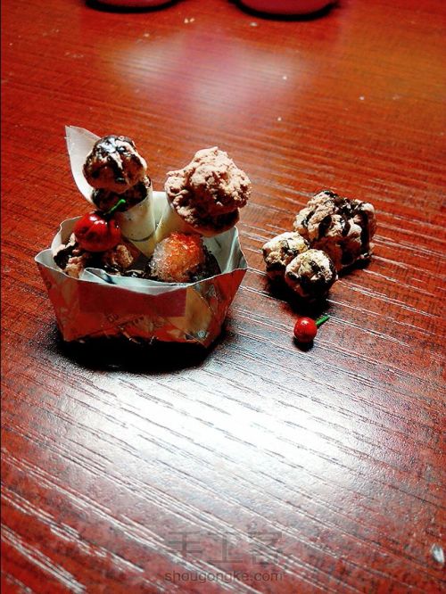 炒鸡高能的冰淇淋☆不用纸粘土☆ 第16步