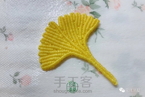 一叶寄相思｜银杏胸针 第23步