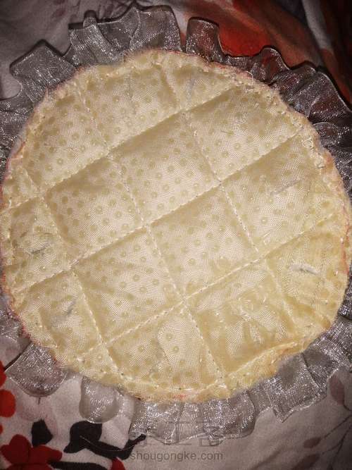 花边绑带椅子脚套 第5步