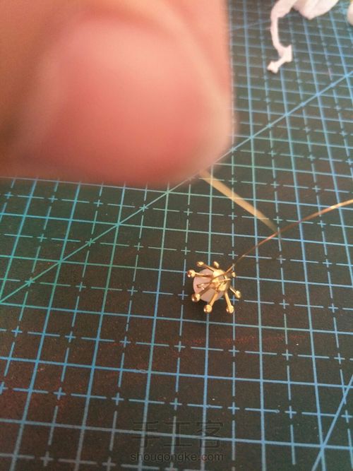 【行香子】珍珠梅花小u钗 第8步