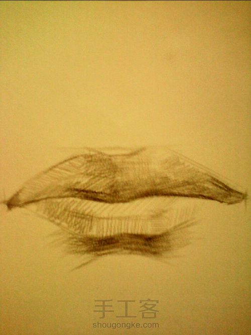 手绘嘴巴 第7步