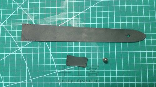 植鞣革皮手环 第4步