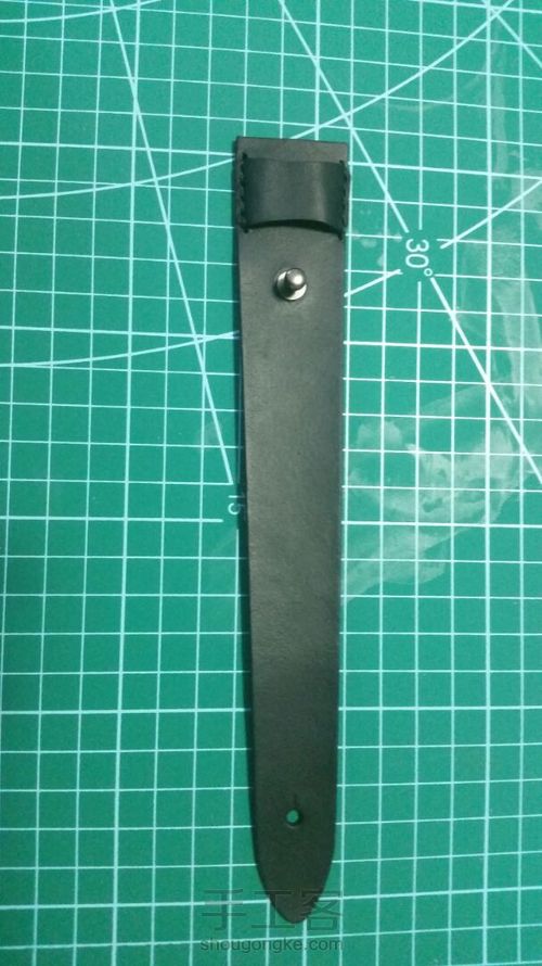 植鞣革皮手环 第5步