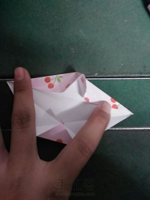 大家可能都会的兔子鞋。 第8步