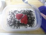 用电饭锅做草莓盒子蛋糕