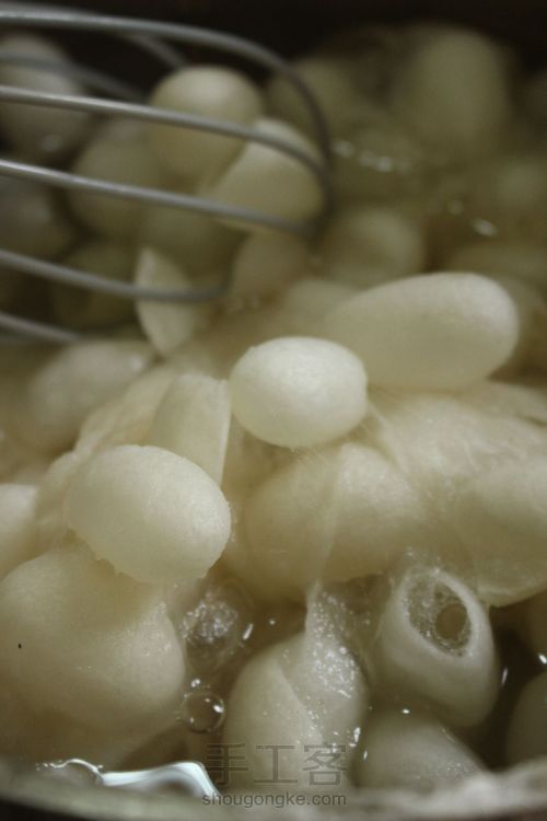 一颗丝滑不腻的蚕丝研磨皂制作过程 第1步