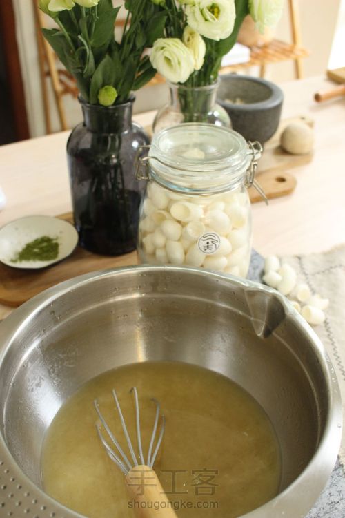 一颗丝滑不腻的蚕丝研磨皂制作过程 第3步