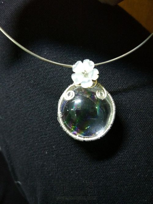 不规则水晶绕线吊坠 第16步