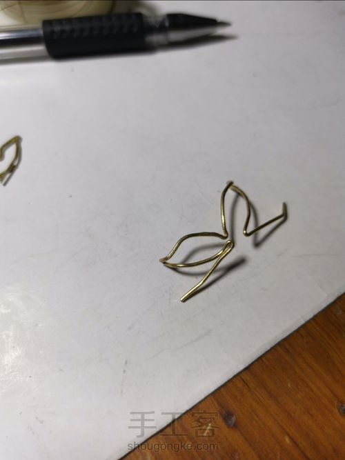 （原创）无焊接 玉石 金属绕线 吊坠 第12步