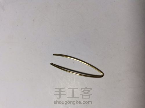 （原创）无焊接 玉石 金属绕线 吊坠 第7步