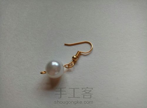 不念关山【梨花泪】简约珍珠耳环 日常古风 第5步