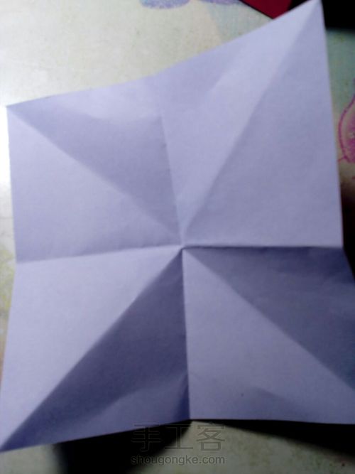 教你怎样折简单蝴蝶(超简单超详细) 第2步