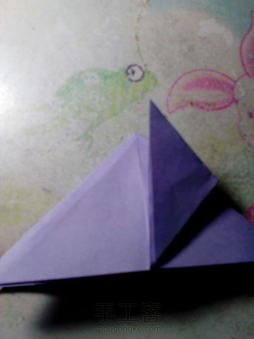 教你怎样折简单蝴蝶(超简单超详细) 第4步