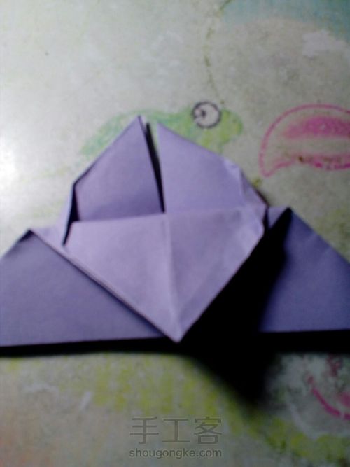 教你怎样折简单蝴蝶(超简单超详细) 第7步