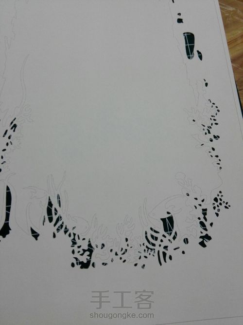 纸雕灯超详尽教程戳进来 第3步