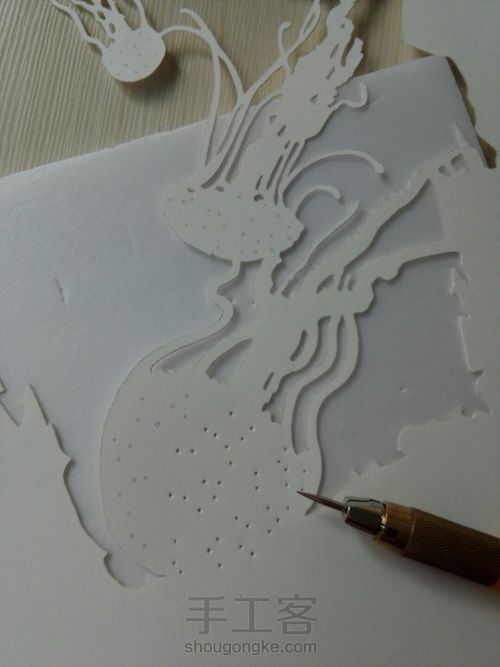 纸雕灯超详尽教程戳进来 第6步
