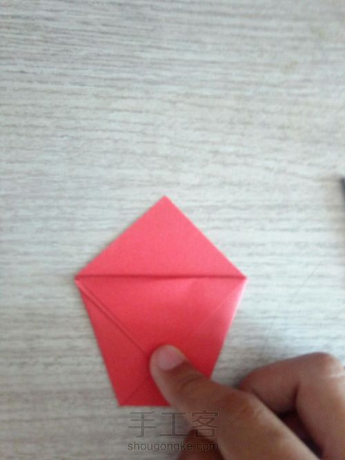 折纸食杂铺之肯德基薯条 第4步