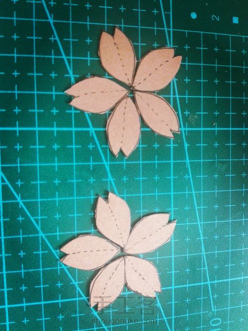 樱花，缠花 第3步