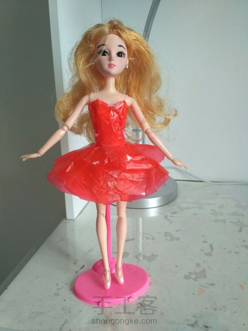 [原创]芭比娃娃塑料芭蕾舞衣 第16步