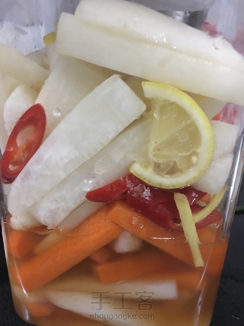 腌萝卜 第1步
