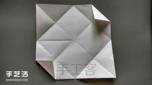 （转，来自网络）冰雪女王折纸（基本型）详细教程 第8步
