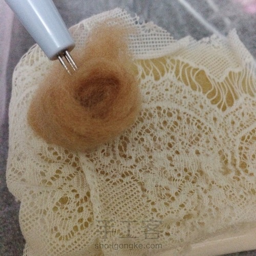 简单的羊毛毡柴犬教程 第2步