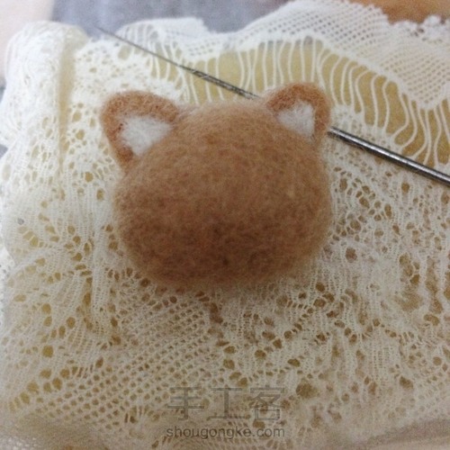 简单的羊毛毡柴犬教程 第6步