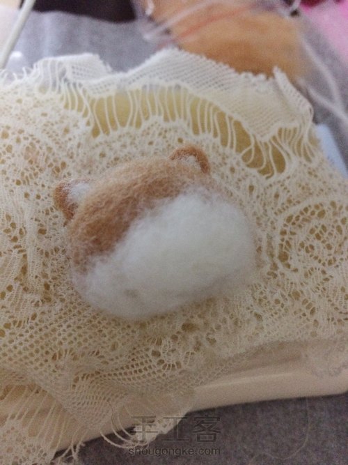 简单的羊毛毡柴犬教程 第8步