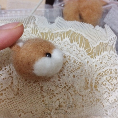 简单的羊毛毡柴犬教程 第10步