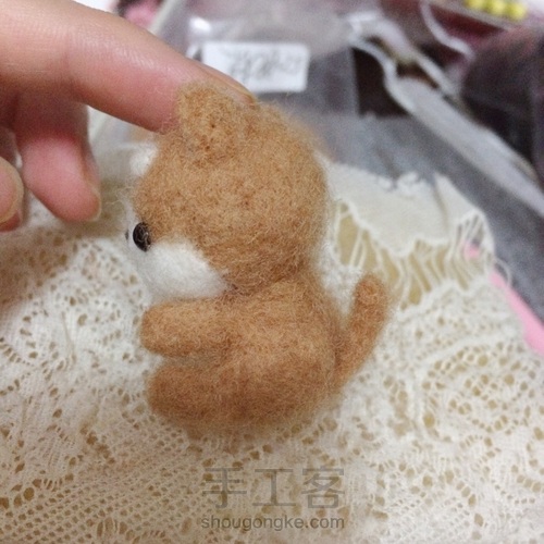 简单的羊毛毡柴犬教程 第15步