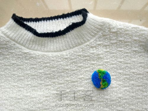 毛茸茸的 地球  徽章 第1步