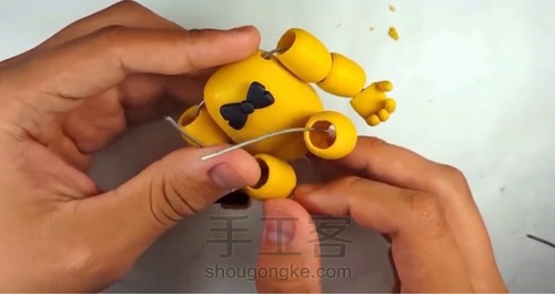(转)FNAF-玩具熊黄金弗莱迪教程玩具熊的五夜后宫（手办） 第25步