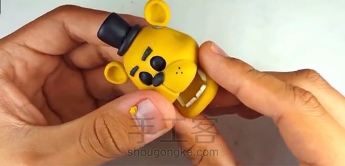 (转)FNAF-玩具熊黄金弗莱迪教程玩具熊的五夜后宫（手办） 第54步