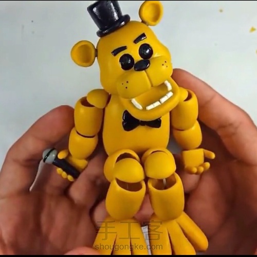 (转)FNAF-玩具熊黄金弗莱迪教程玩具熊的五夜后宫（手办） 第56步