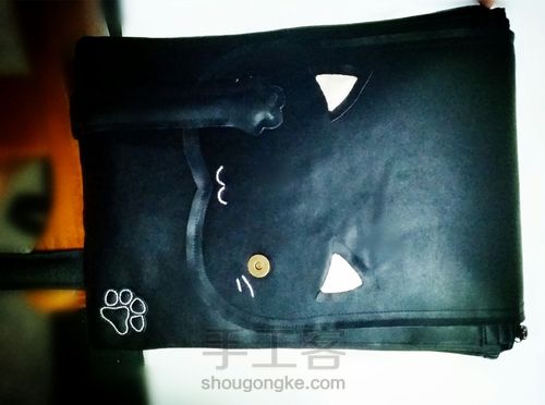 可爱喵喵电脑包 第1步