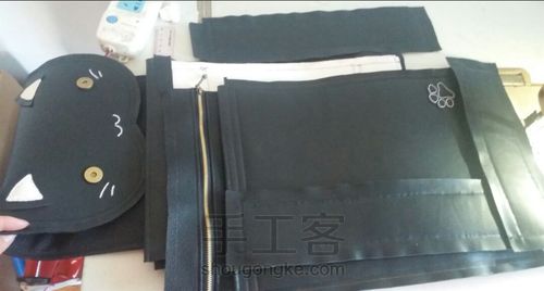 可爱喵喵电脑包 第15步