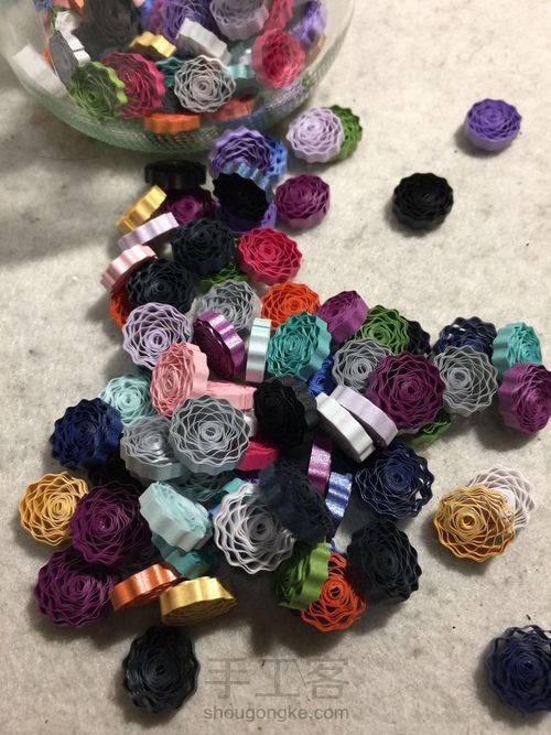 衍纸花碗 第2步
