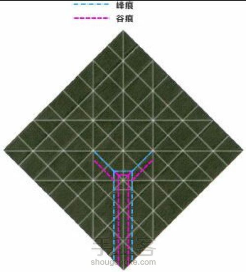 降落的UFO折纸图解    转 第16步