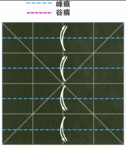 降落的UFO折纸图解    转 第7步