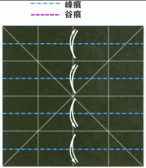 降落的UFO折纸图解    转 第7步