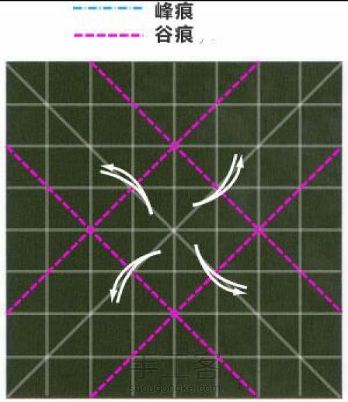 降落的UFO折纸图解    转 第9步
