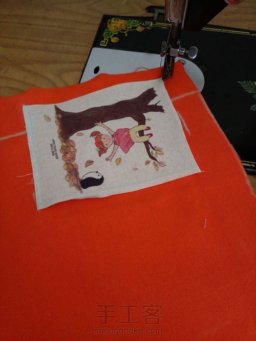 可爱的手机袋（零钱袋） 第3步